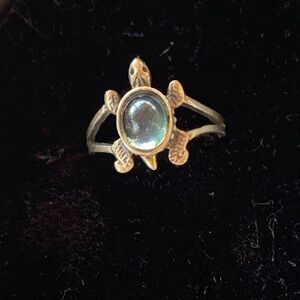 Vintage Sterling Silver Turtle Ring